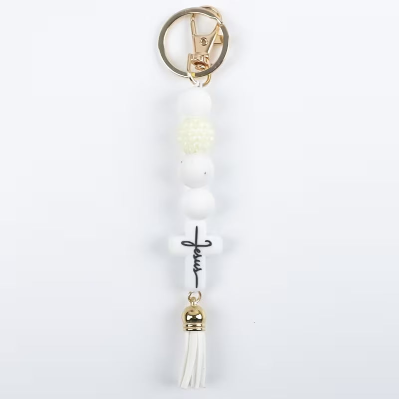 Worn By Faith™ Tassel Keyring