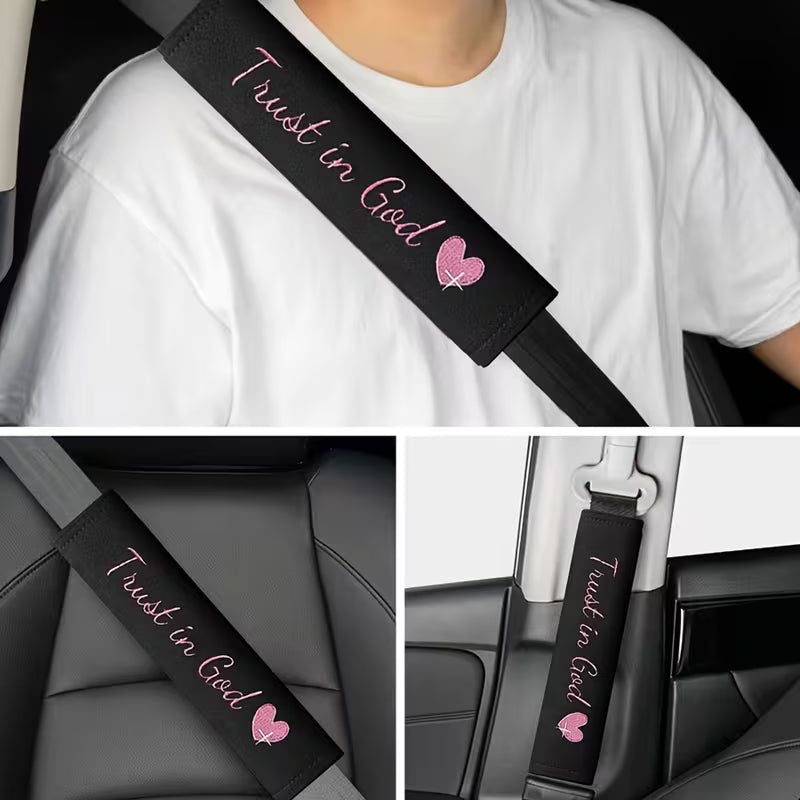 Driven By Faith™ Seat Belt Pads