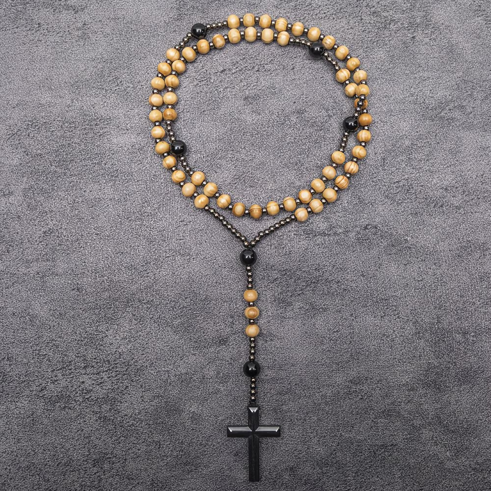 Worn By Faith™ Rosary Cross Necklace