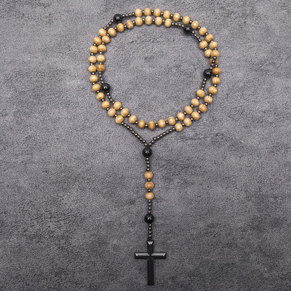 Worn By Faith™ Rosary Cross Necklace