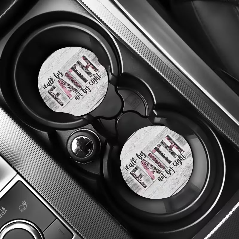 Driven By Faith™ Car Coasters