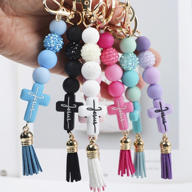 Worn By Faith™ Tassel Keyring