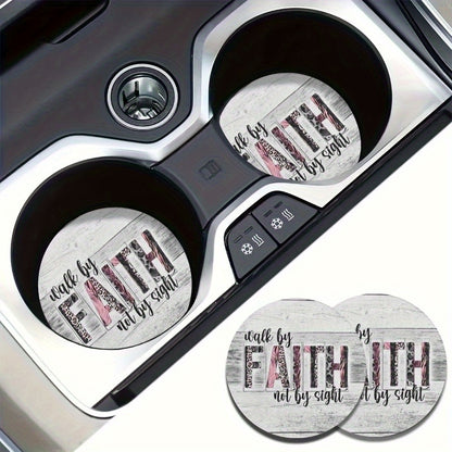 Driven By Faith™ Car Coasters