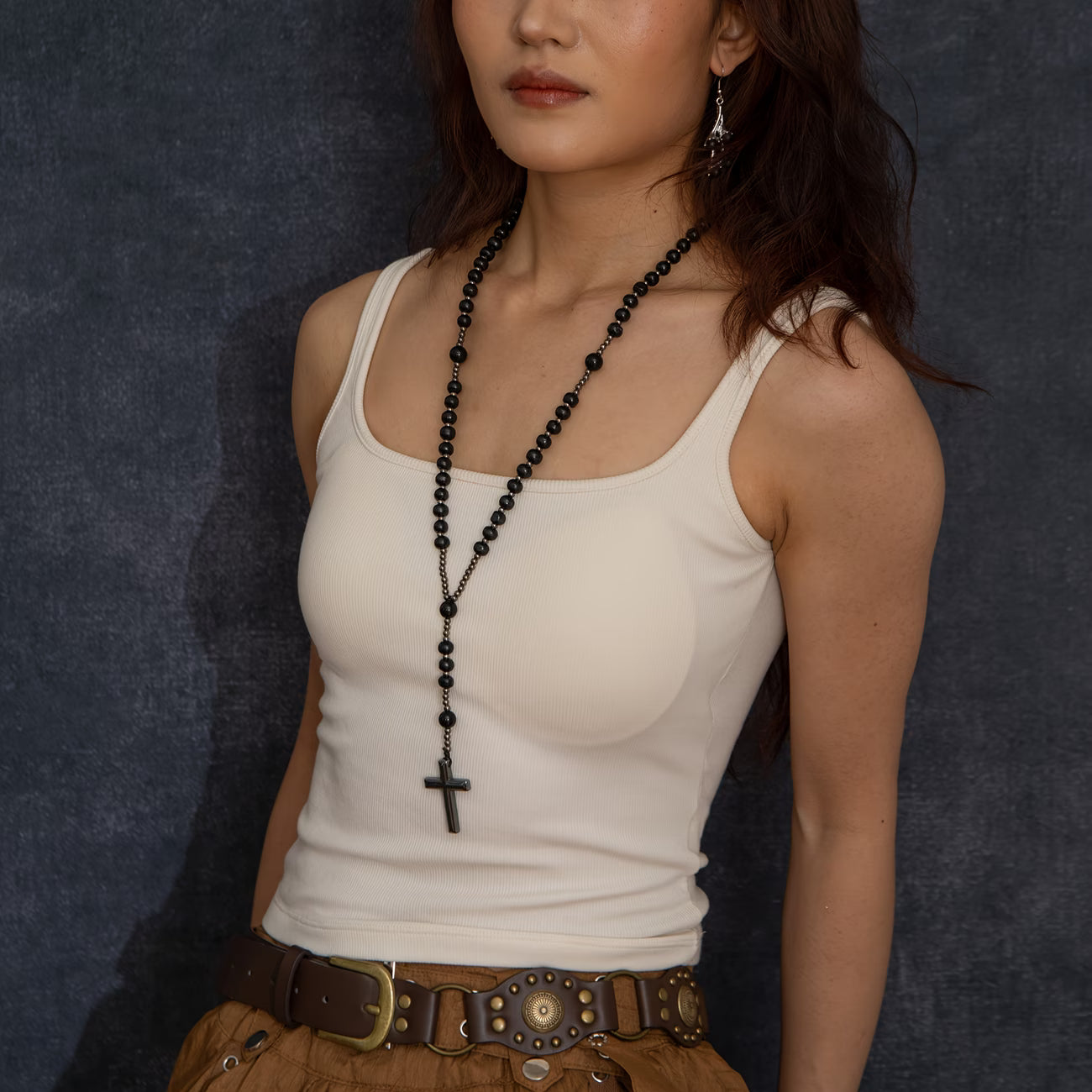 Worn By Faith™ Rosary Cross Necklace