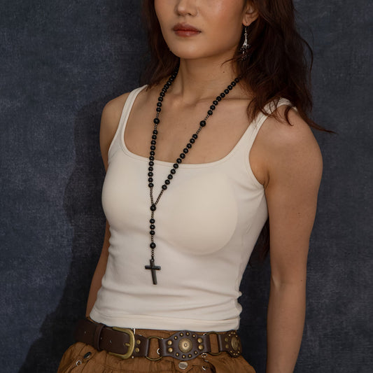 Worn By Faith™ Rosary Cross Necklace