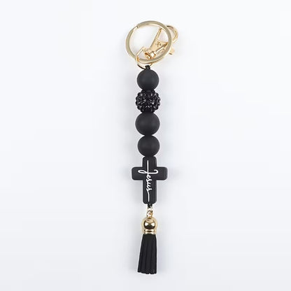 Worn By Faith™ Tassel Keyring