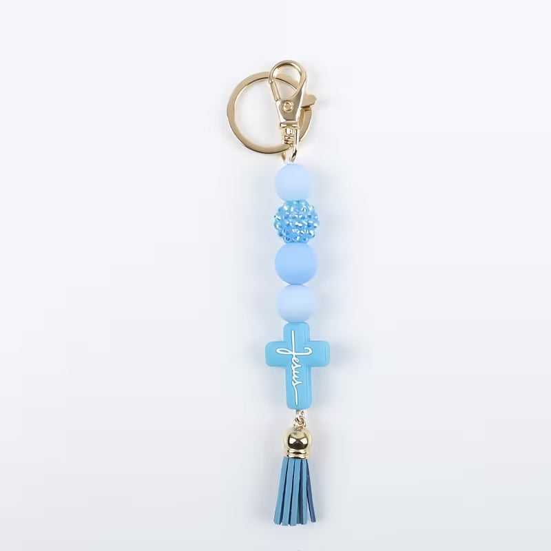 Worn By Faith™ Tassel Keyring