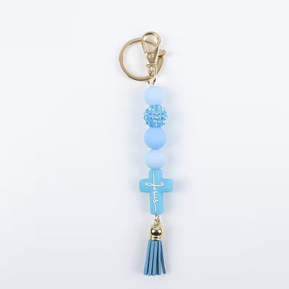Worn By Faith™ Tassel Keyring