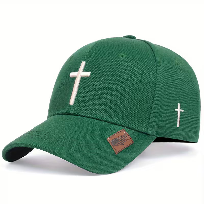 Worn By Faith™ Signature Cross Adjustable Cap