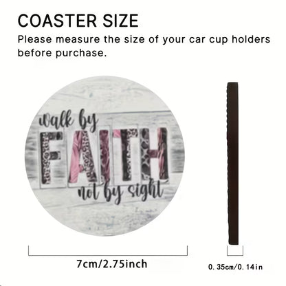 Driven By Faith™ Car Coasters
