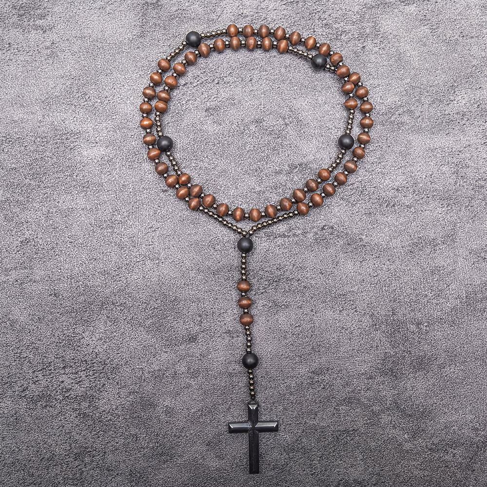 Worn By Faith™ Rosary Cross Necklace