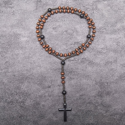 Worn By Faith™ Rosary Cross Necklace