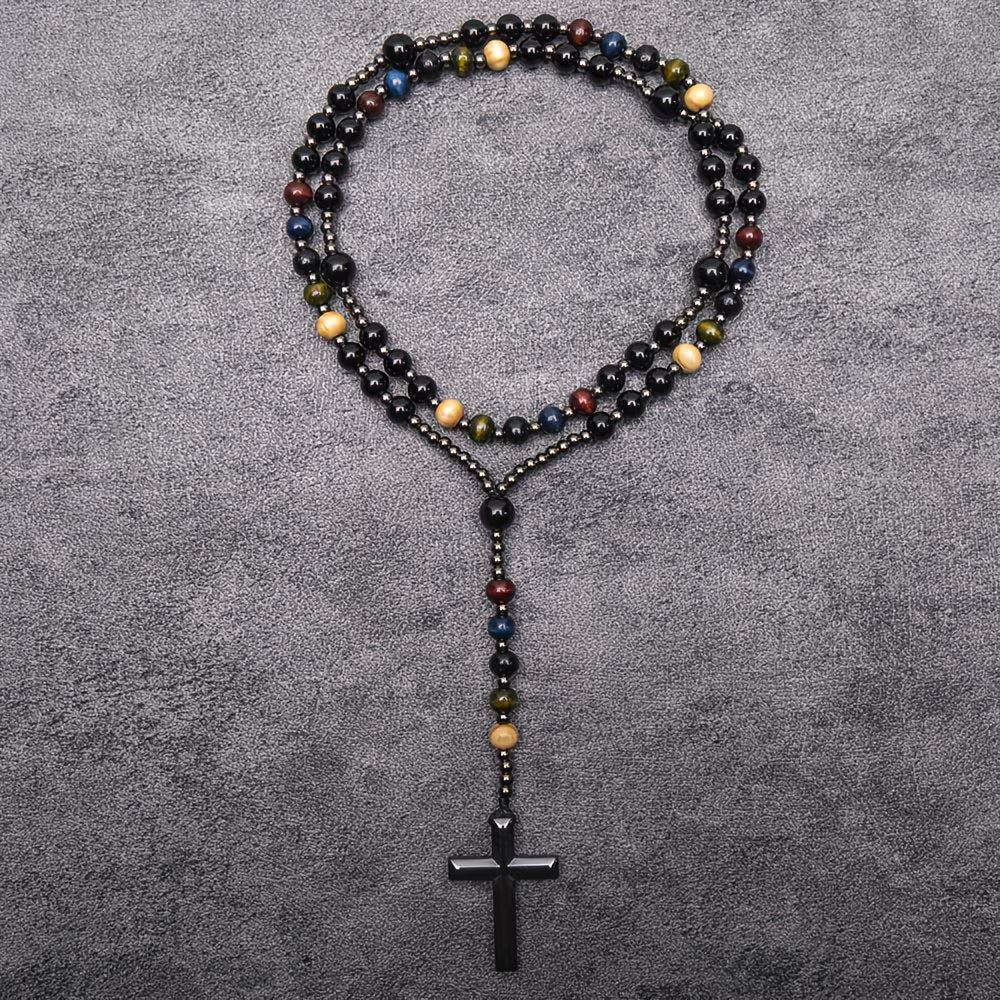 Worn By Faith™ Rosary Cross Necklace
