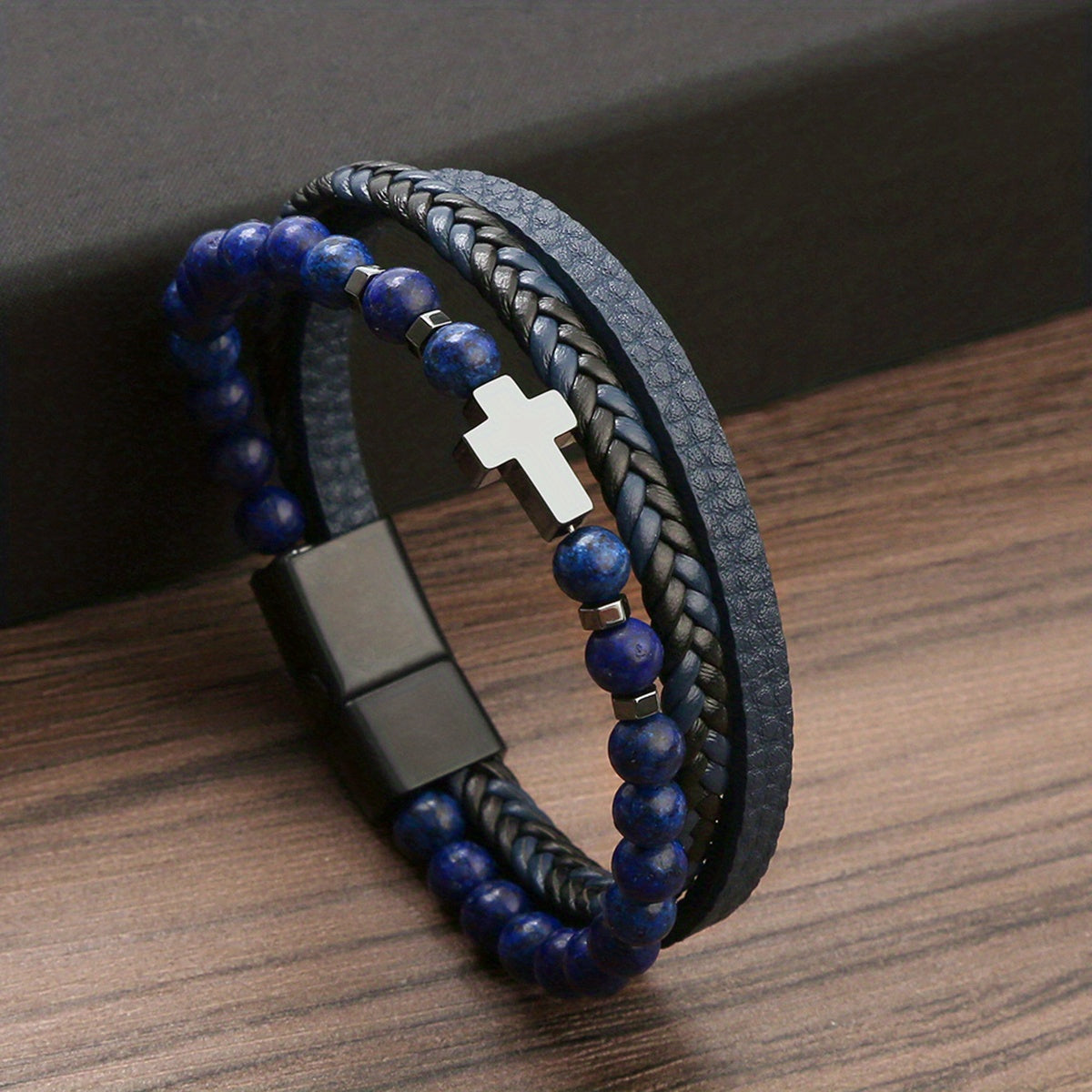 Worn By Faith™ Obsidian Bracelet