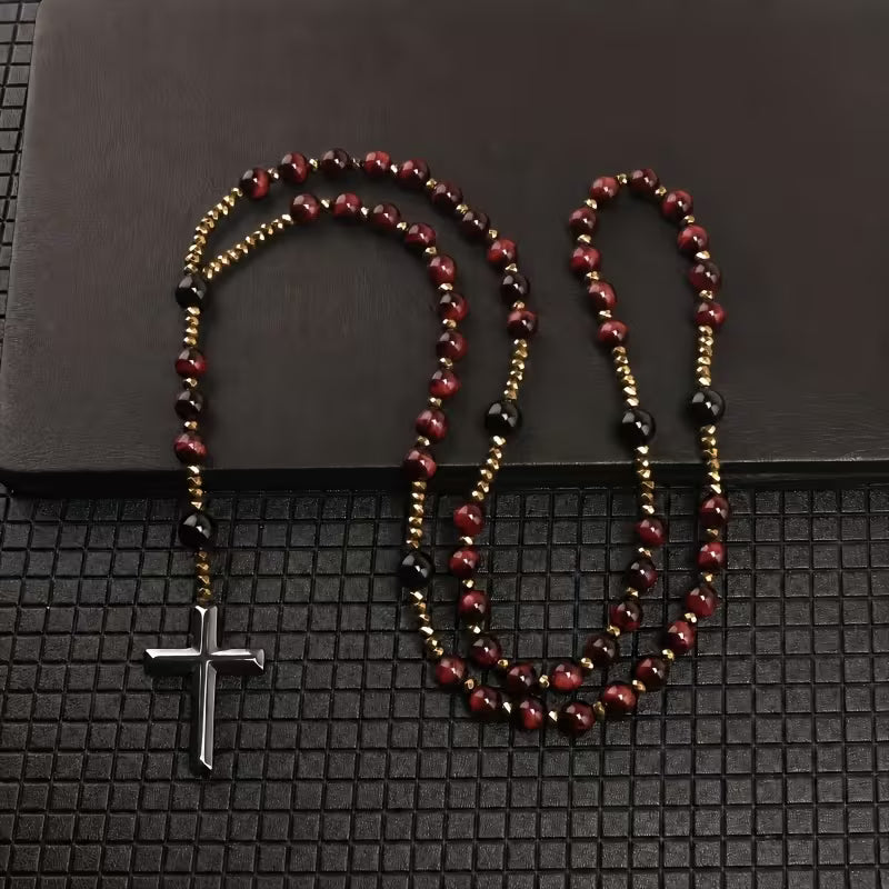 Worn By Faith™ Azure Cross Necklace