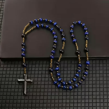 Worn By Faith™ Azure Cross Necklace