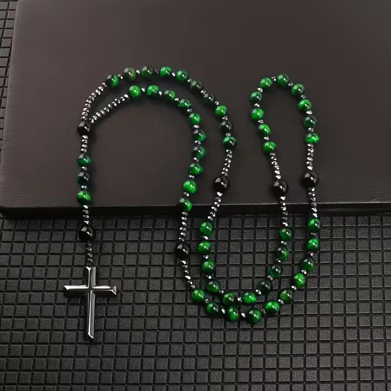 Worn By Faith™ Azure Cross Necklace