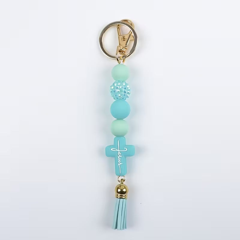 Worn By Faith™ Tassel Keyring