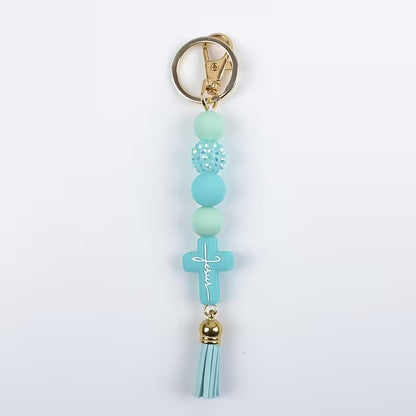 Worn By Faith™ Tassel Keyring