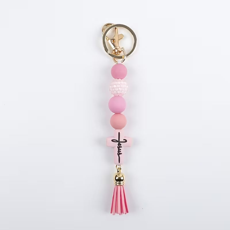 Worn By Faith™ Tassel Keyring