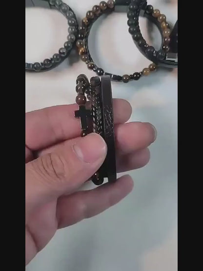 Worn By Faith™ Obsidian Bracelet