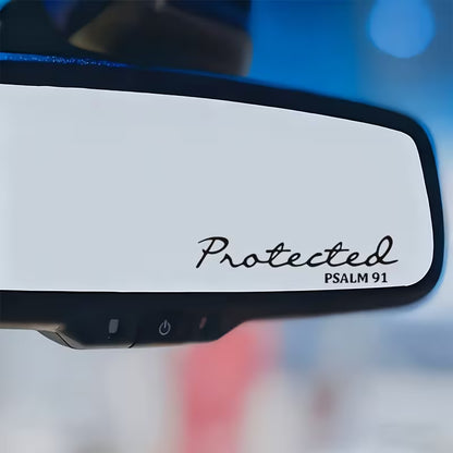 Driven By Faith™ FaithGuard Mirror Decal