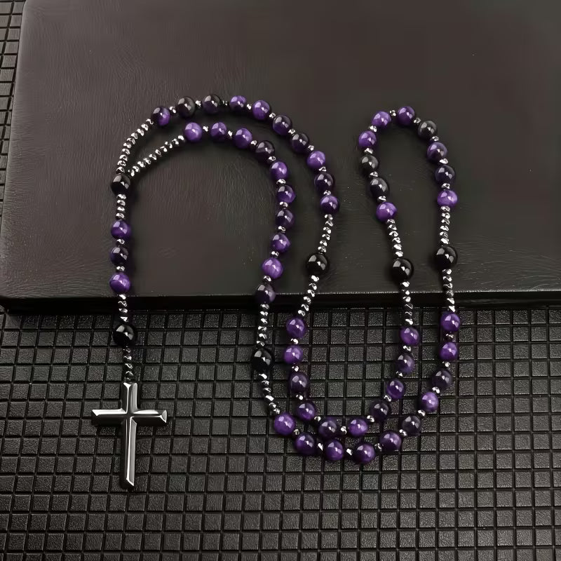 Worn By Faith™ Azure Cross Necklace