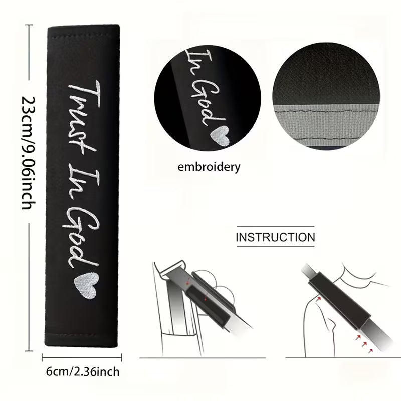 Driven By Faith™ Seat Belt Pads