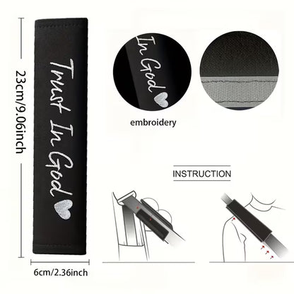 Driven By Faith™ Seat Belt Pads