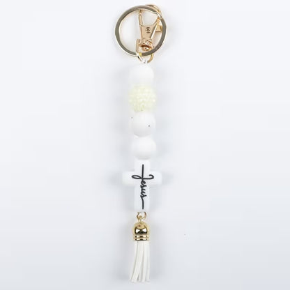 Worn By Faith™ Tassel Keyring