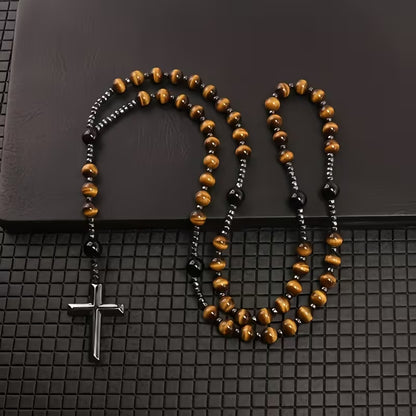 Worn By Faith™ Azure Cross Necklace